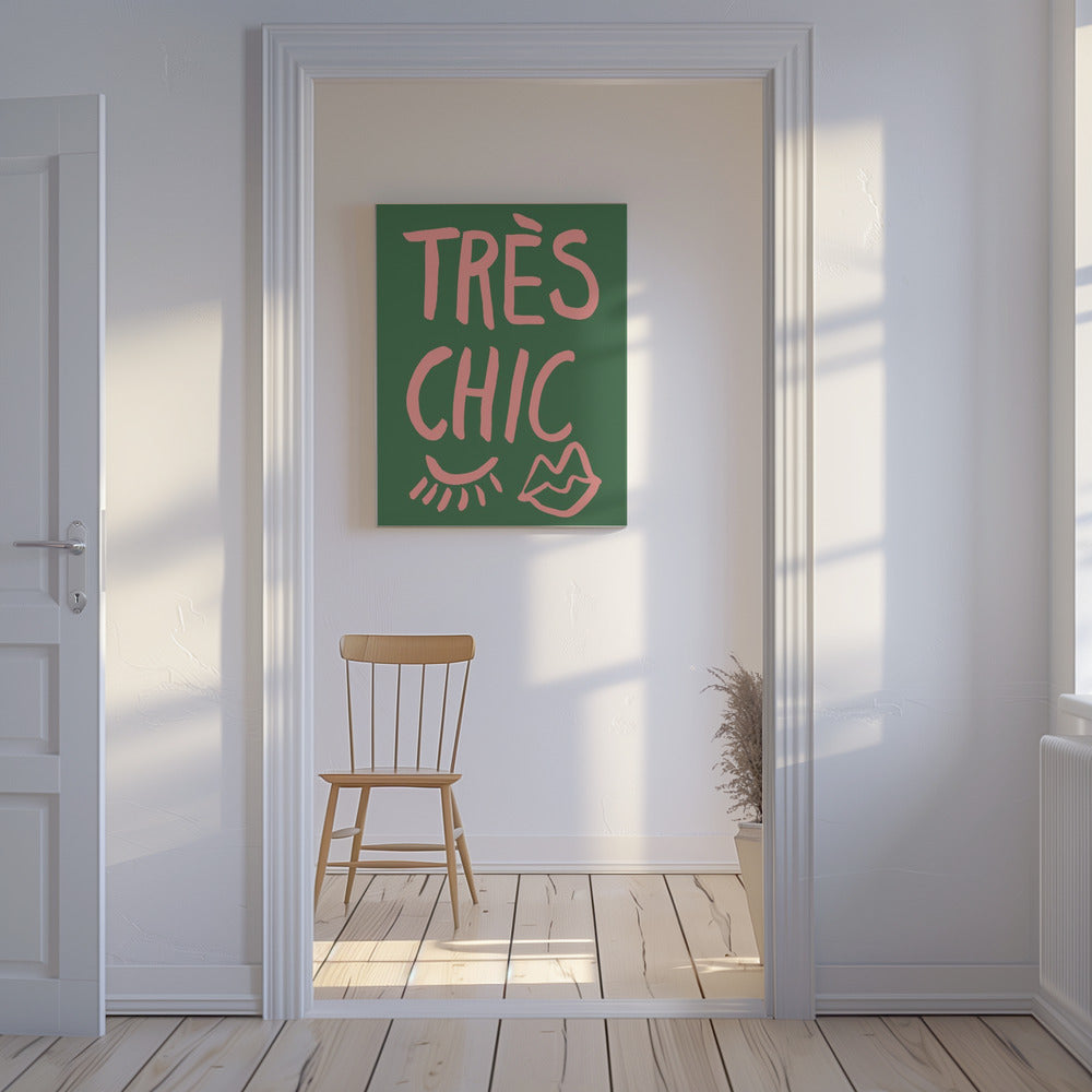 Très Chic Green | Canvas