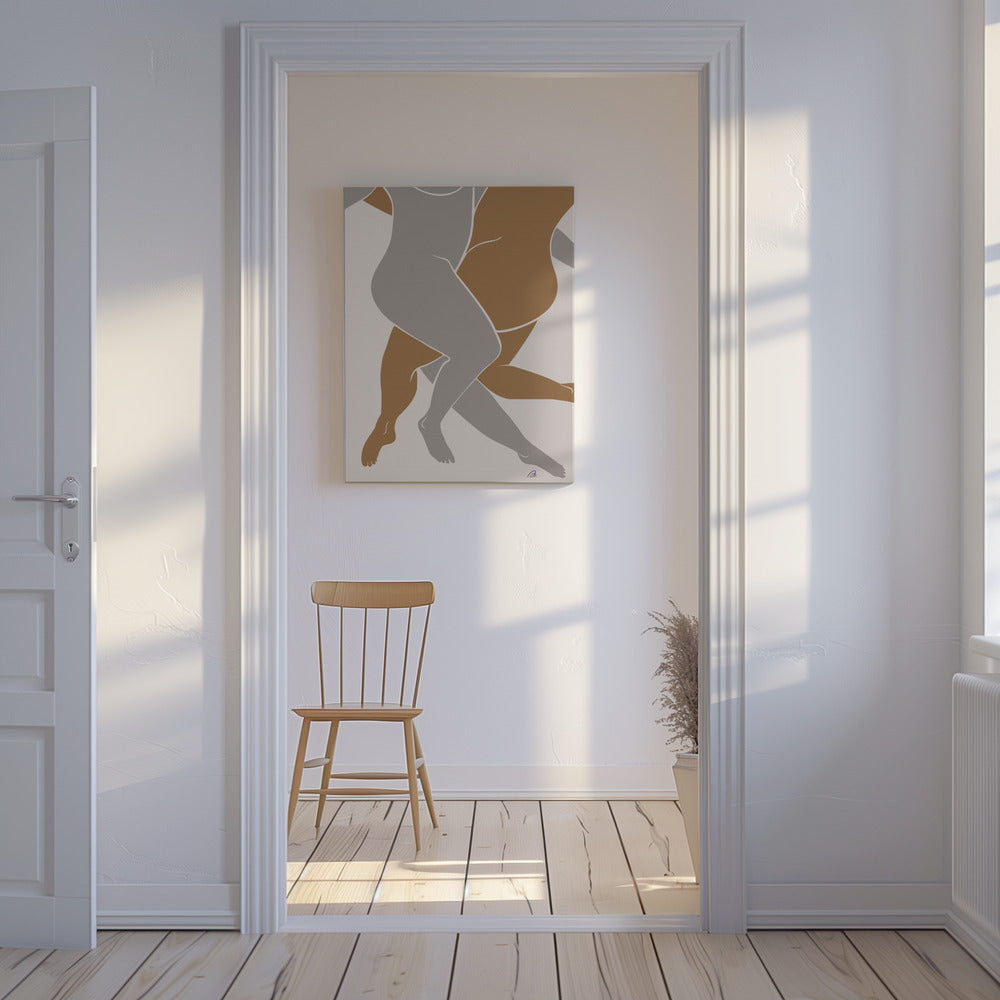 Lovers Beige | Canvas