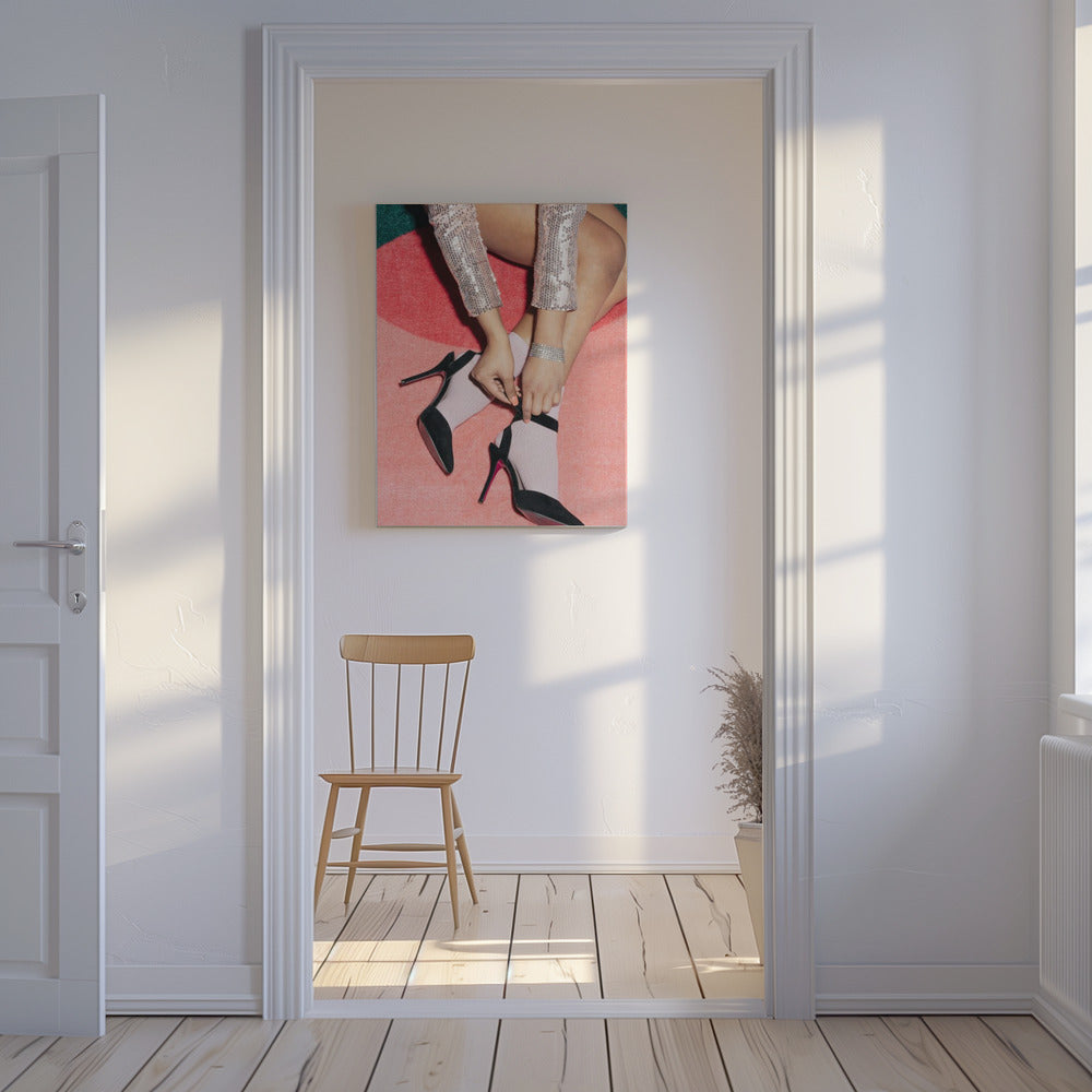 Getting Ready Pink | Canvas