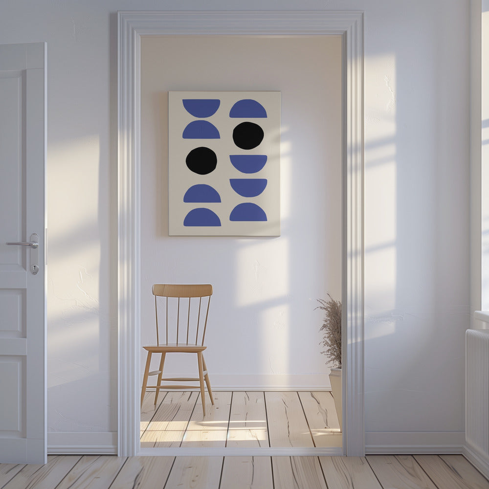 Blue Shapes | Canvas