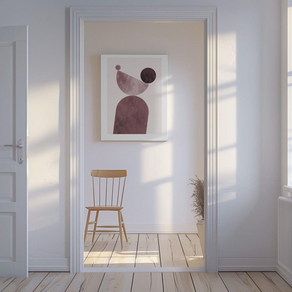 Geometrical Shapes Purple | Canvas