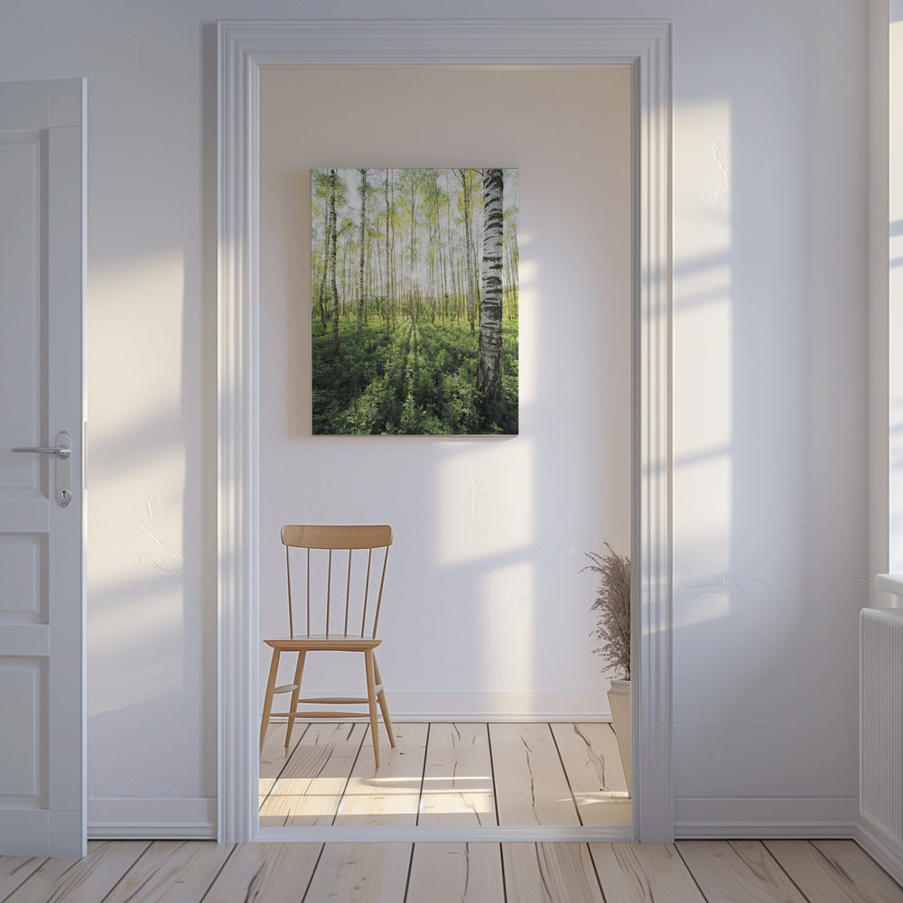 Birch Grove vertical | Canvas