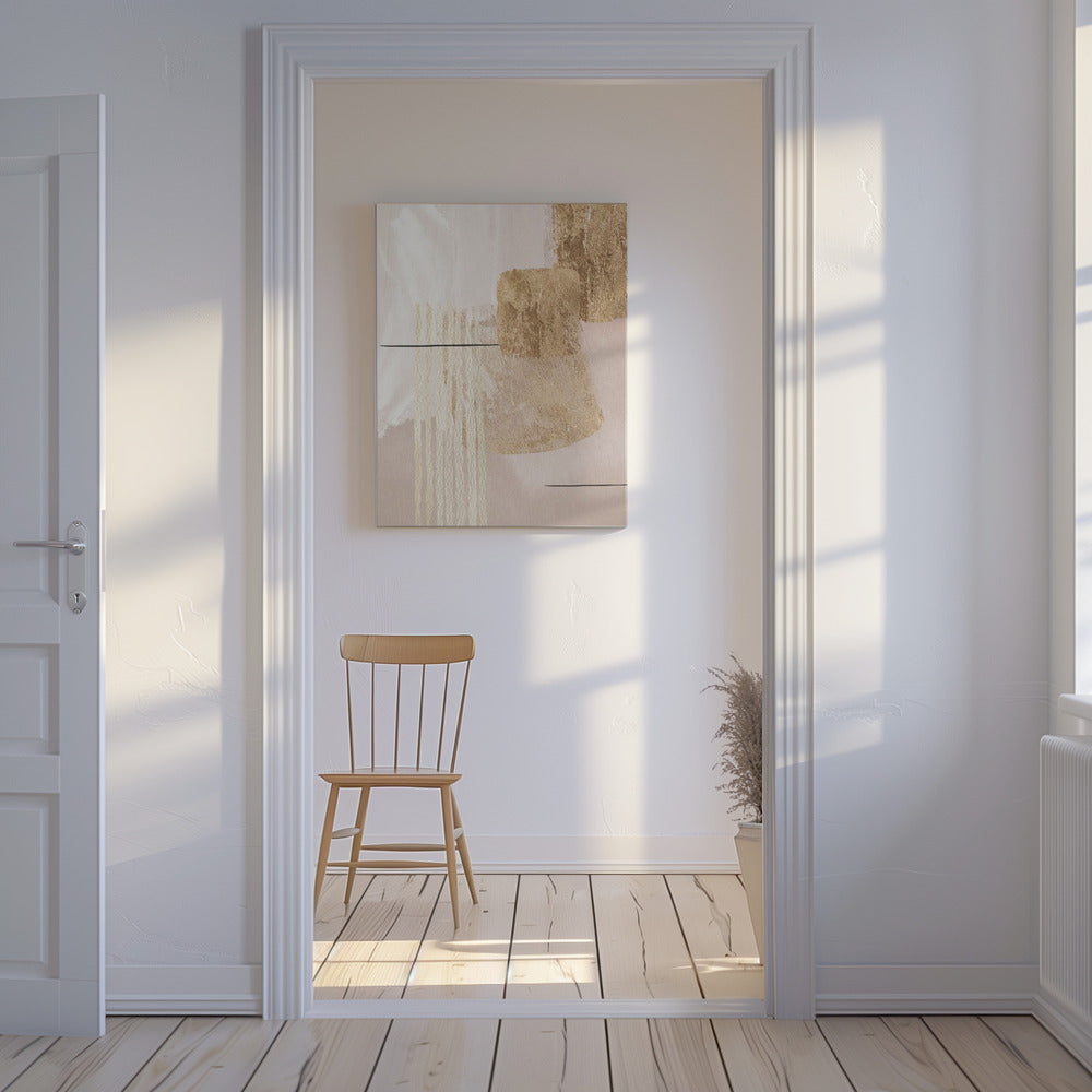 Aesthetic Gold-3 | Canvas