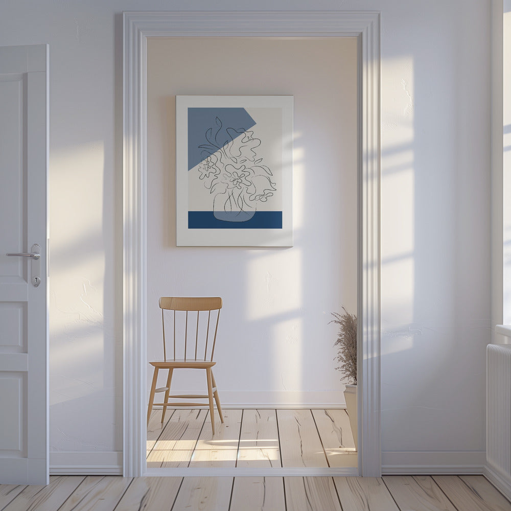 Tres Chic Bleu | Canvas