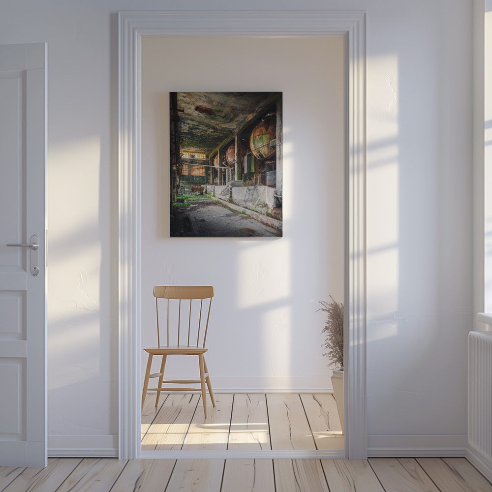 Rusty Industrial Balls | Canvas