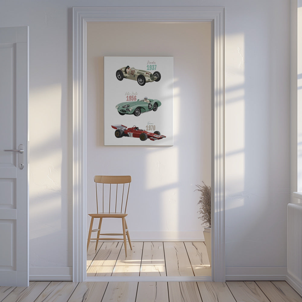 Vintage Racecars | Canvas
