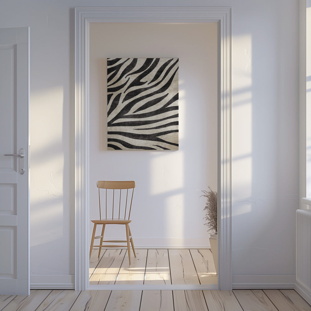 Zebra Stripes Dance | Canvas