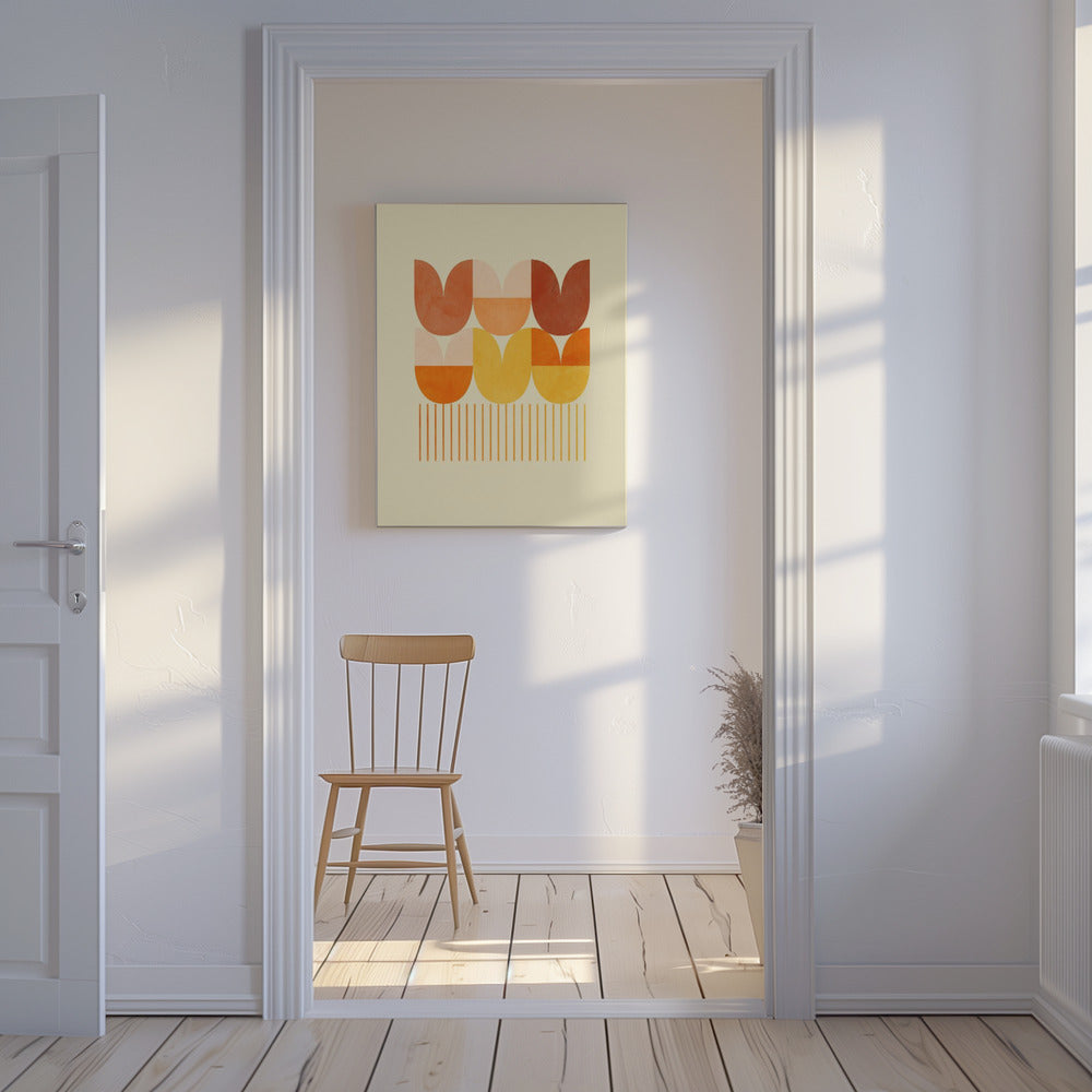 Spring Mid Rhapsody Orange 1 | Canvas