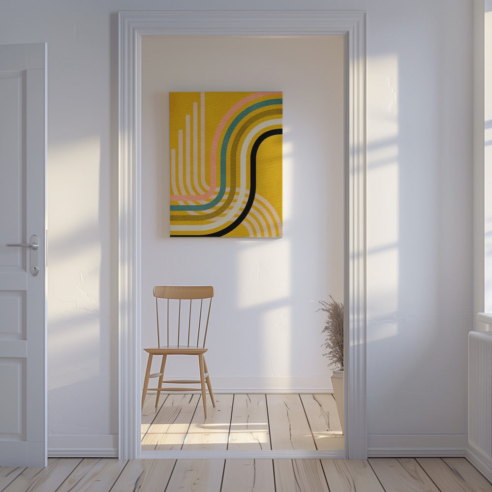 Rainbow Suns 9 Kopie | Canvas