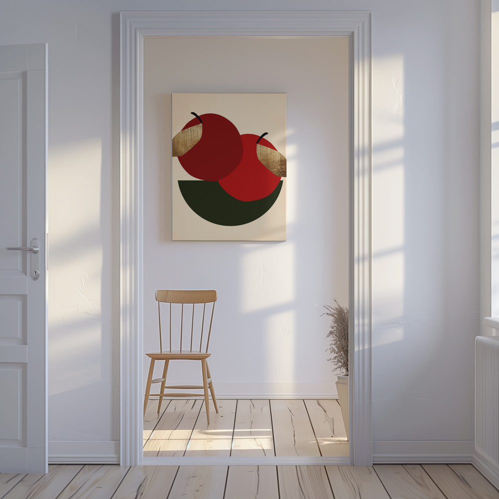 Two Red Apples | Canvas