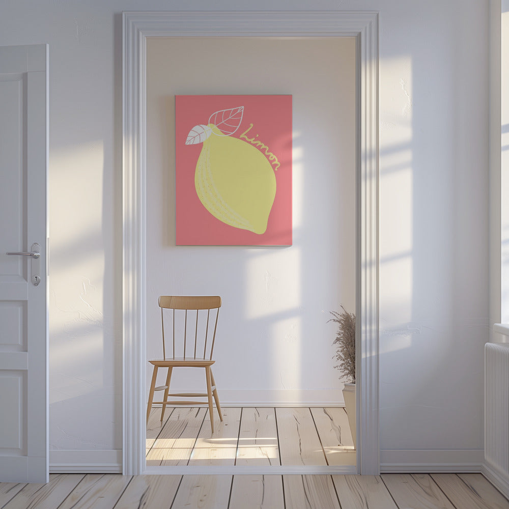 Yellow Citrus Charm | Canvas