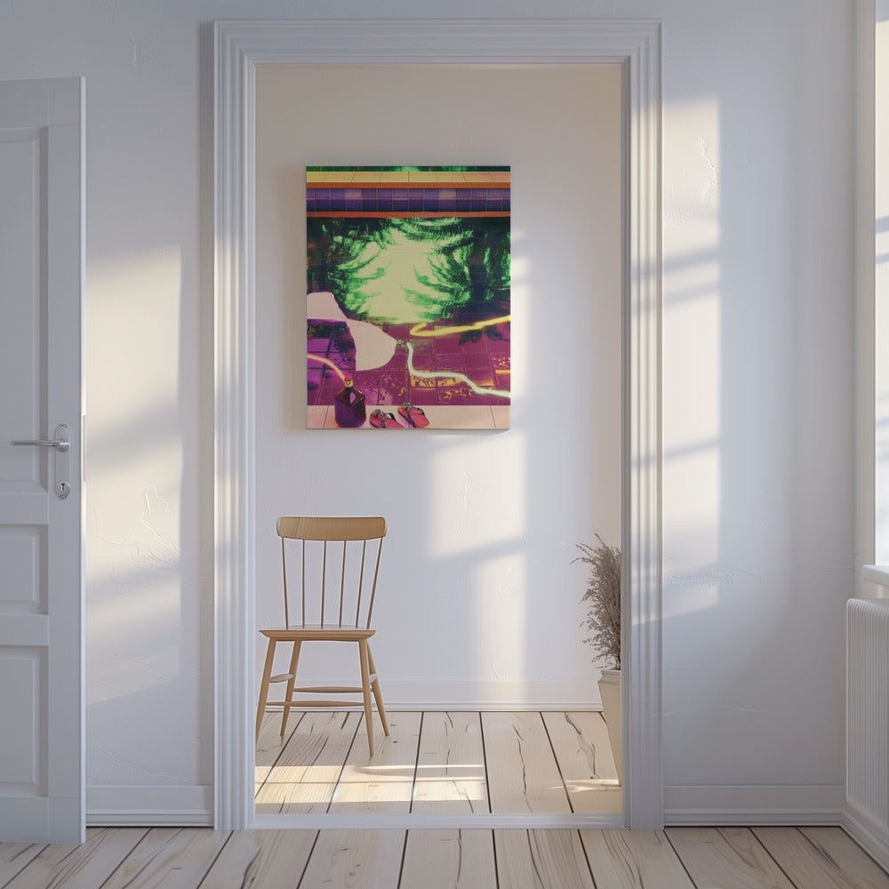 TROPICAL INDOOR POOL | Canvas