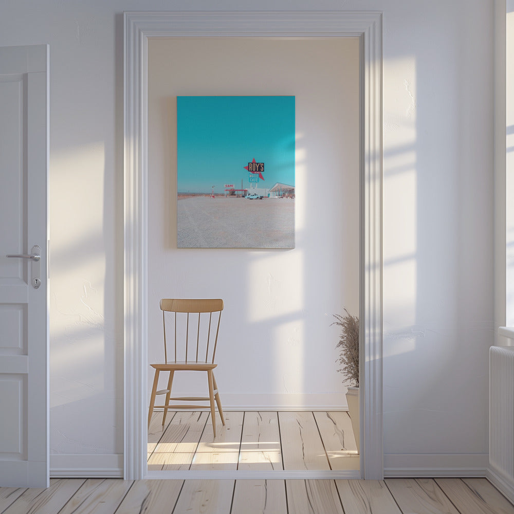 Roy's Motel Cafe Vintage Sign | Canvas