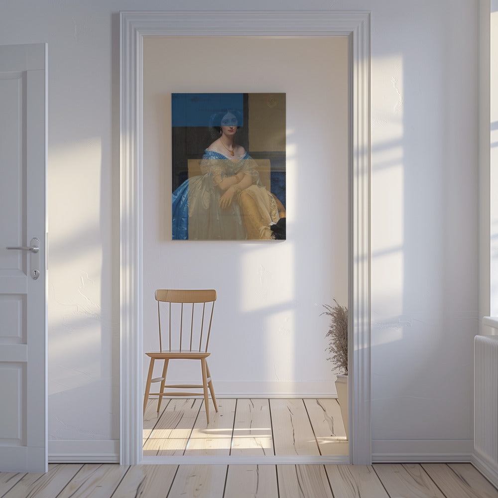 Baroque Portrait Contemporary Collage | Canvas