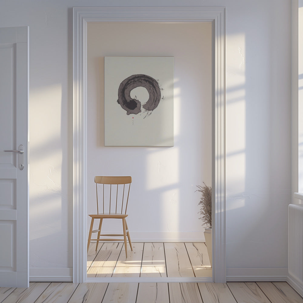 Dual Existence Ensō | Canvas