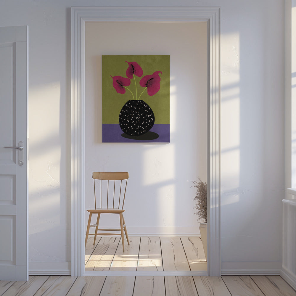Nice flowers in vase | Canvas