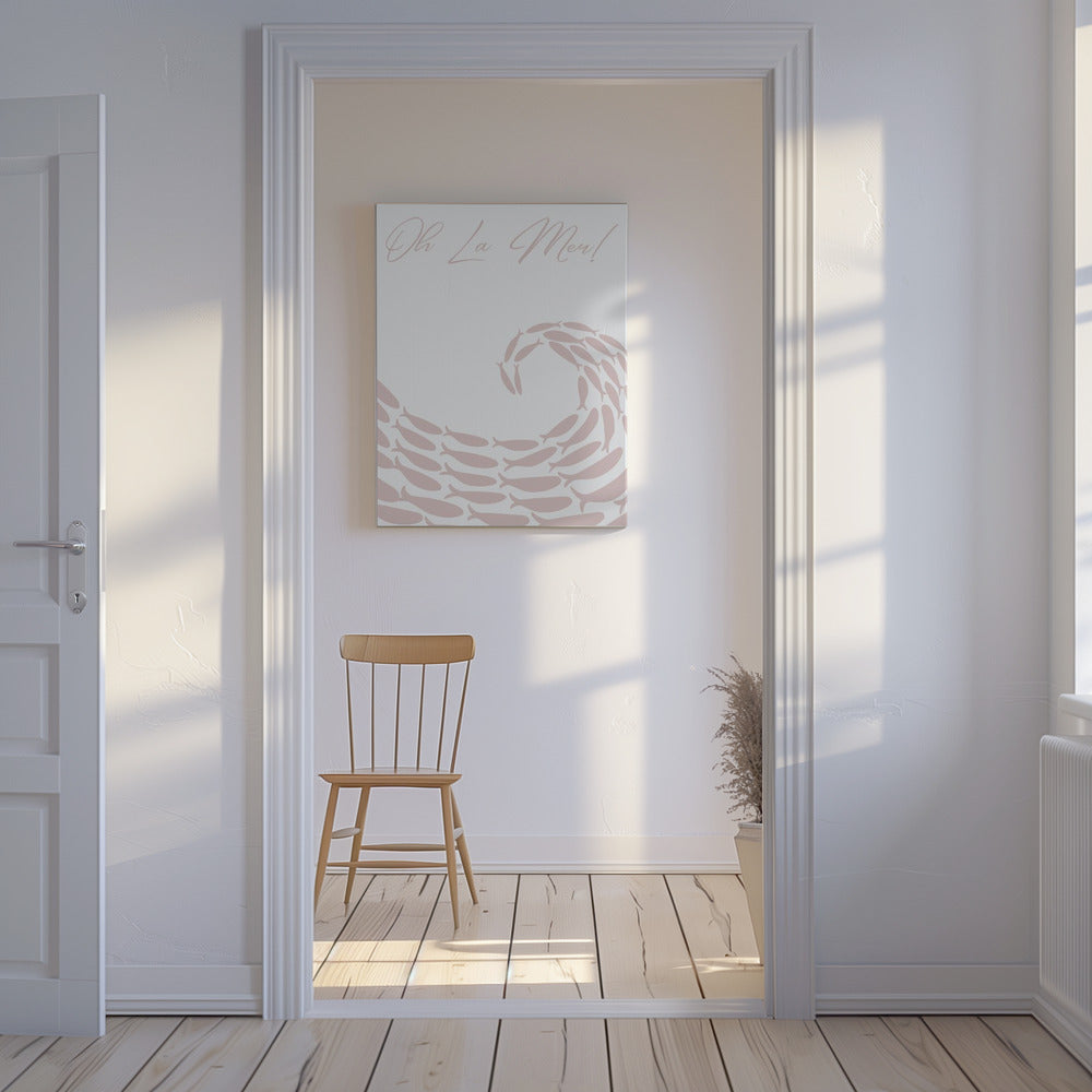 Wave of Whales | Canvas