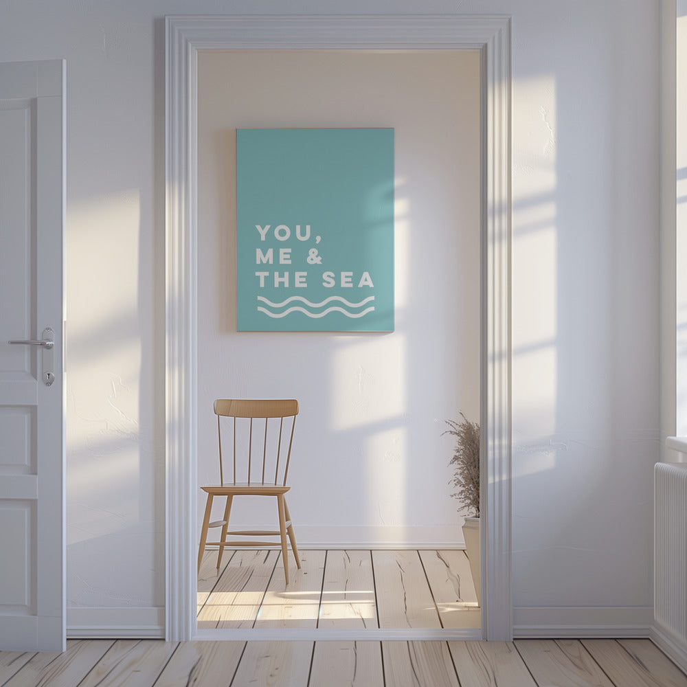 You, Me & The Sea | Canvas