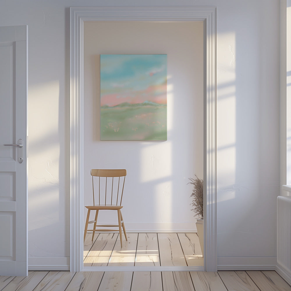 Dreamy Pastel Meadow | Canvas
