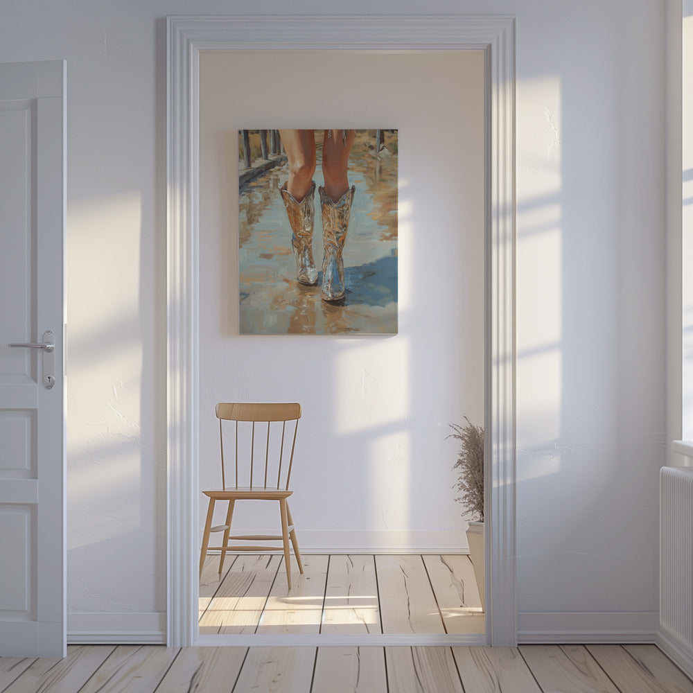 Silver Cowgirl | Canvas