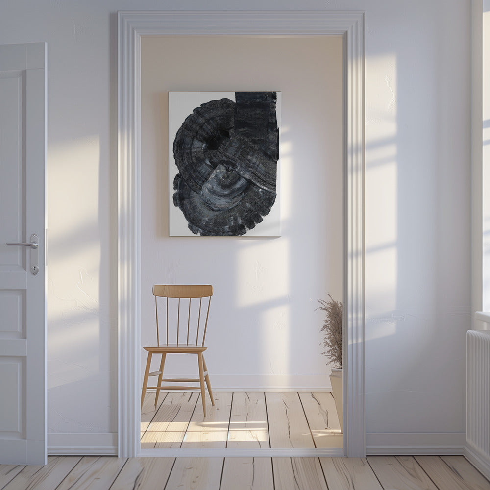 Black Fossil 1 | Canvas