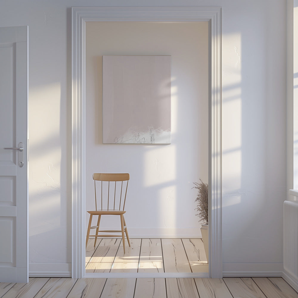Whispers in Soft Beige | Canvas