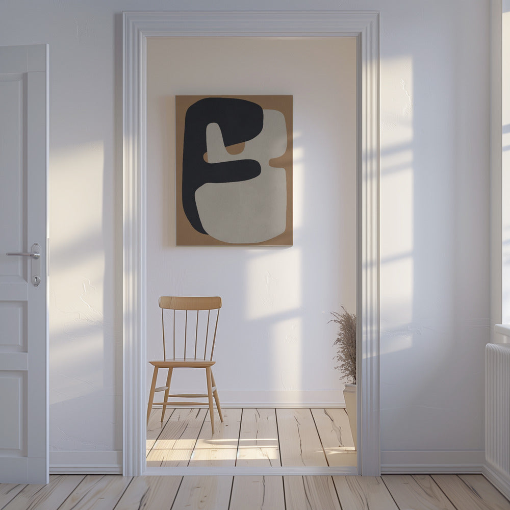 Brown and black art 1 | Canvas