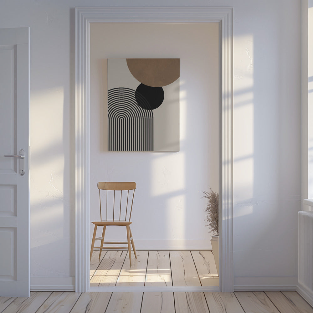 Composition lines and circles 4 | Canvas