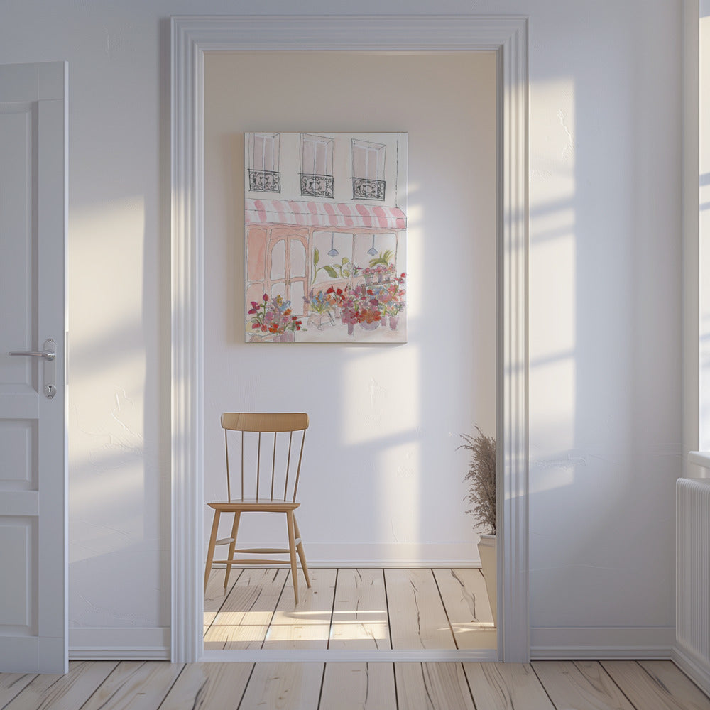 Pink Flower Shop | Canvas