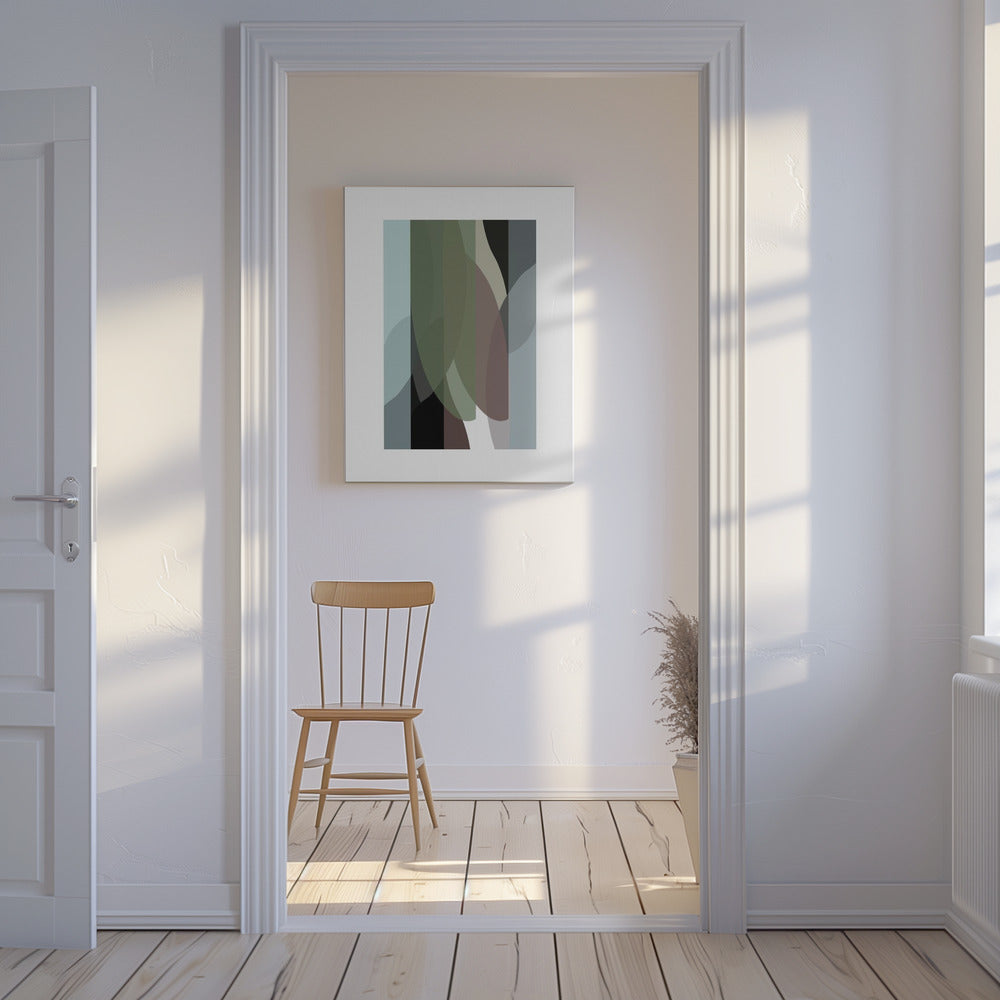 Abstract Shapes Art Print No 4 | Canvas