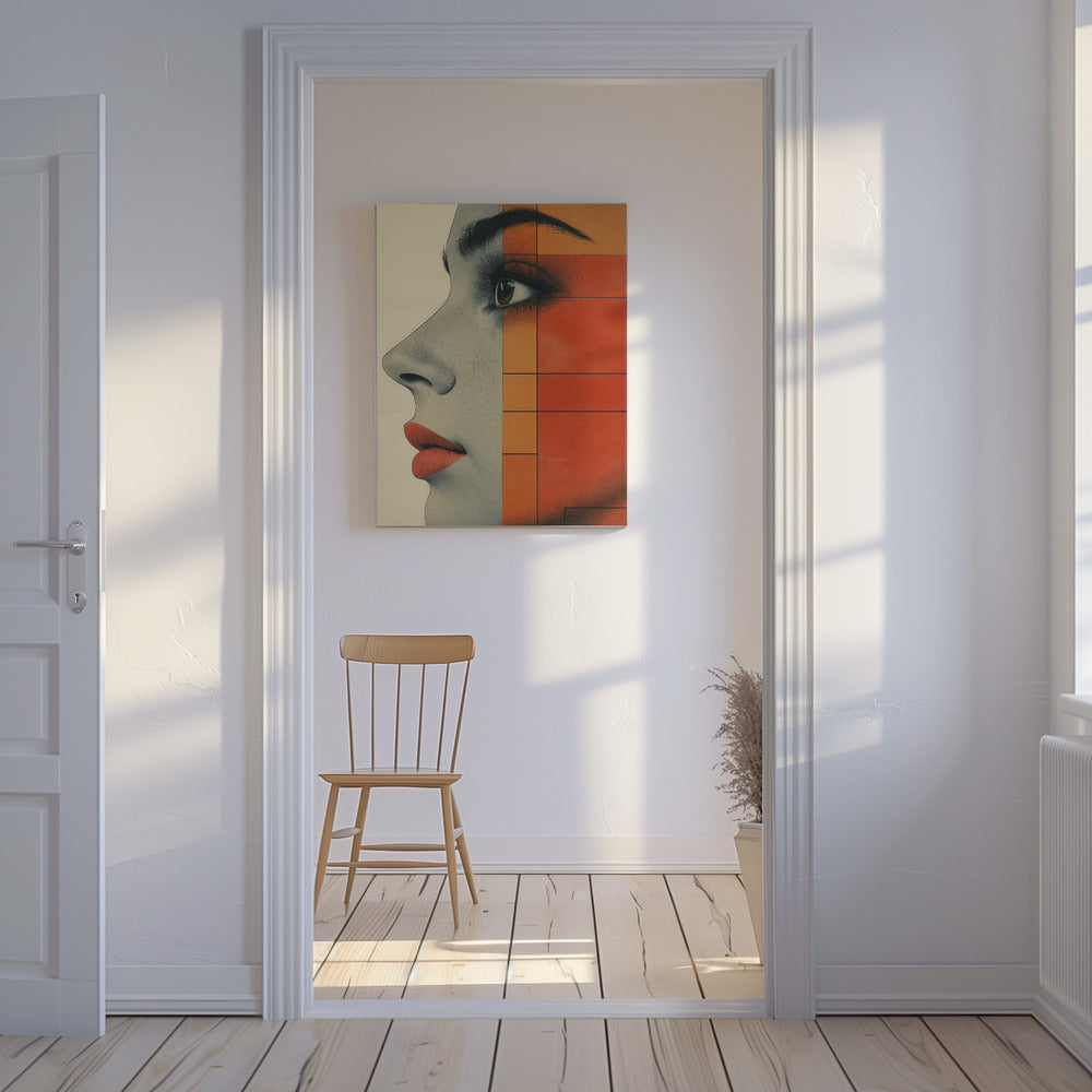 A Woman Face Vintage Poster (4) | Canvas