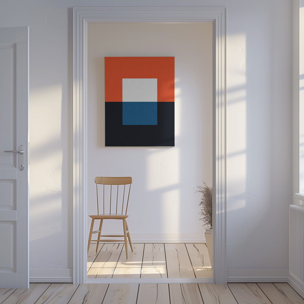 Blue and red 3 | Canvas