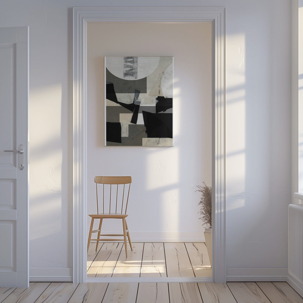 Monochrome Composition No. 1 | Canvas