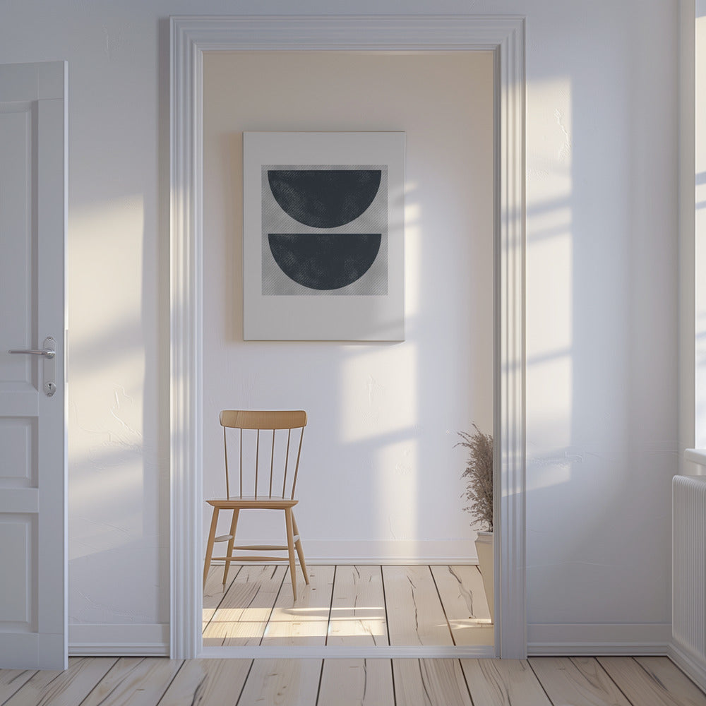 Monochrome Halves | Canvas