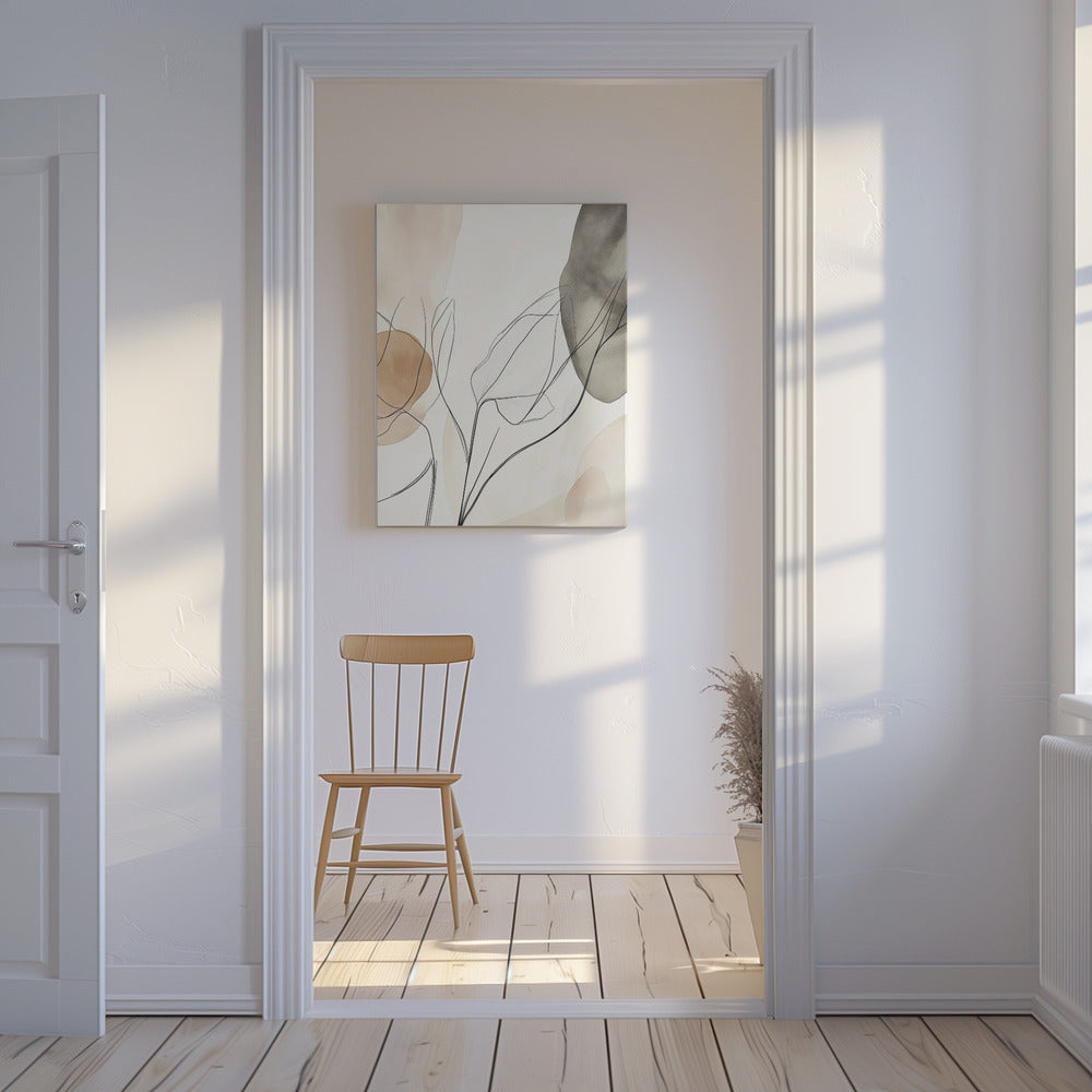 3 Ethereal Flora Set | Canvas