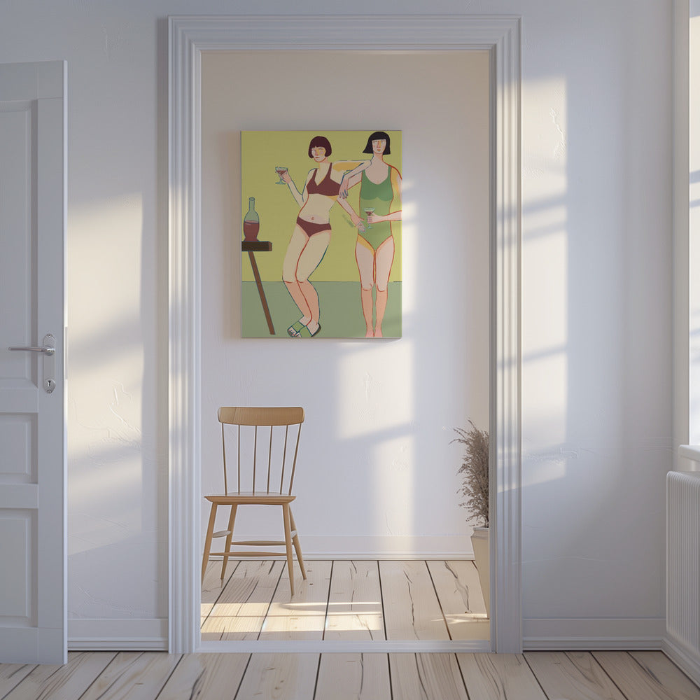 Loungin’ Ladies | Canvas