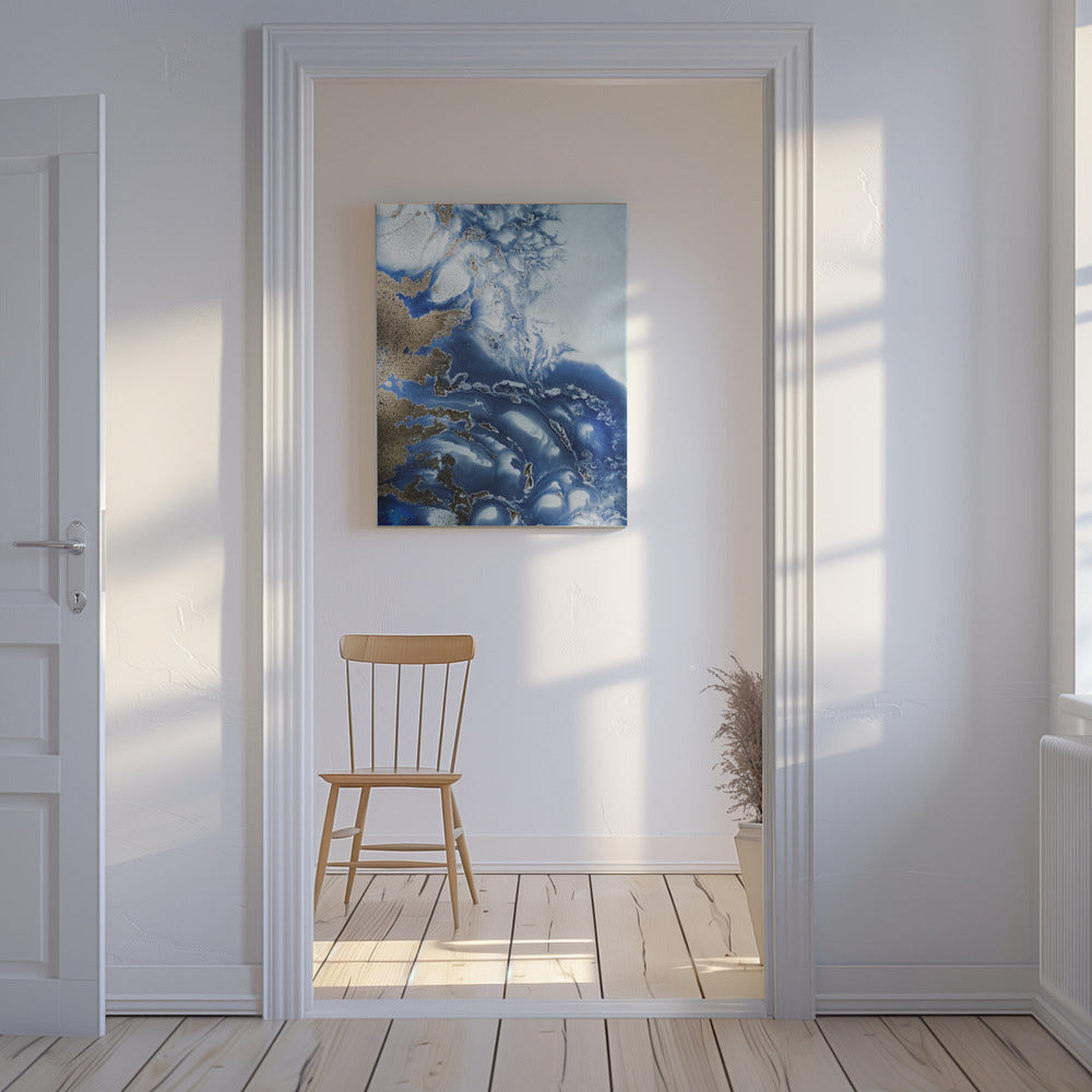 Peaceful - Ocean Wave Waltz - Oceanic textures | Canvas