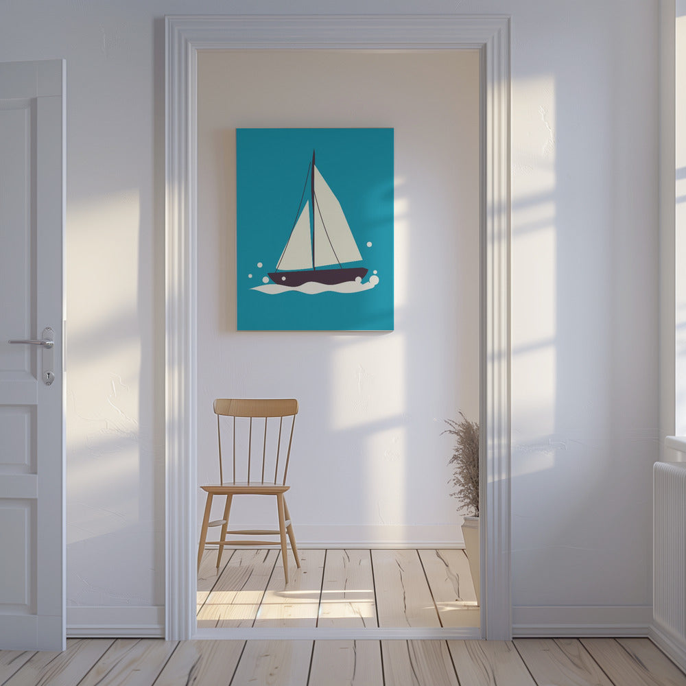 Sailboat On The Sea | Canvas