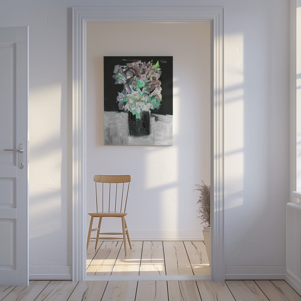 Colorful Flower with Vase | Canvas