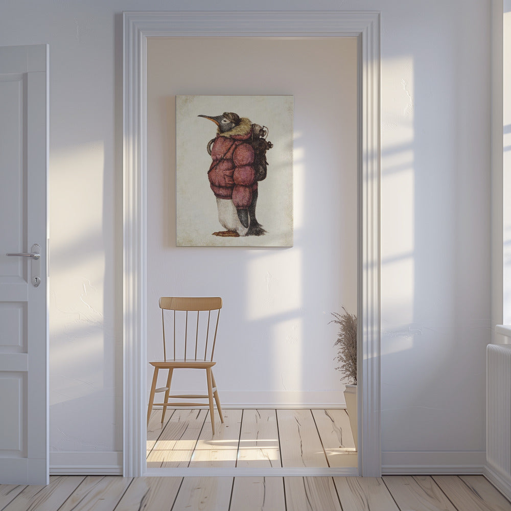 Skybound Penguin | Canvas
