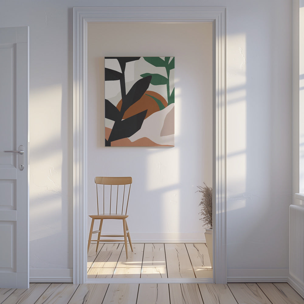 Abstract Art Tropical Leaves | Canvas