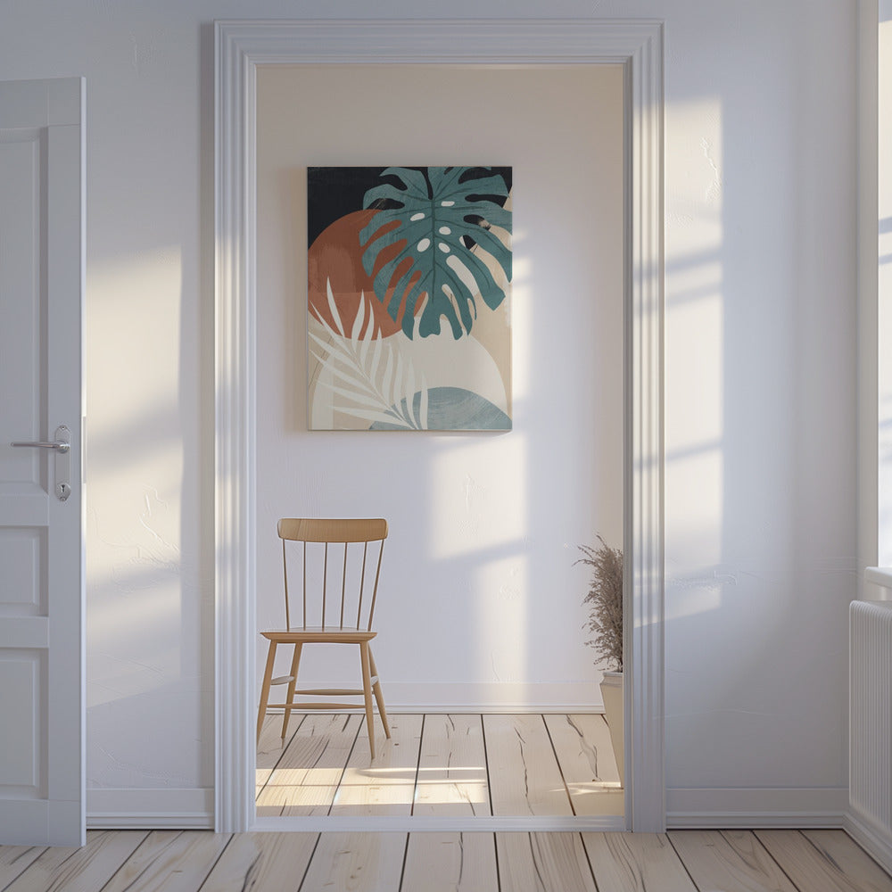 Abstract Art Tropical Leaves | Canvas