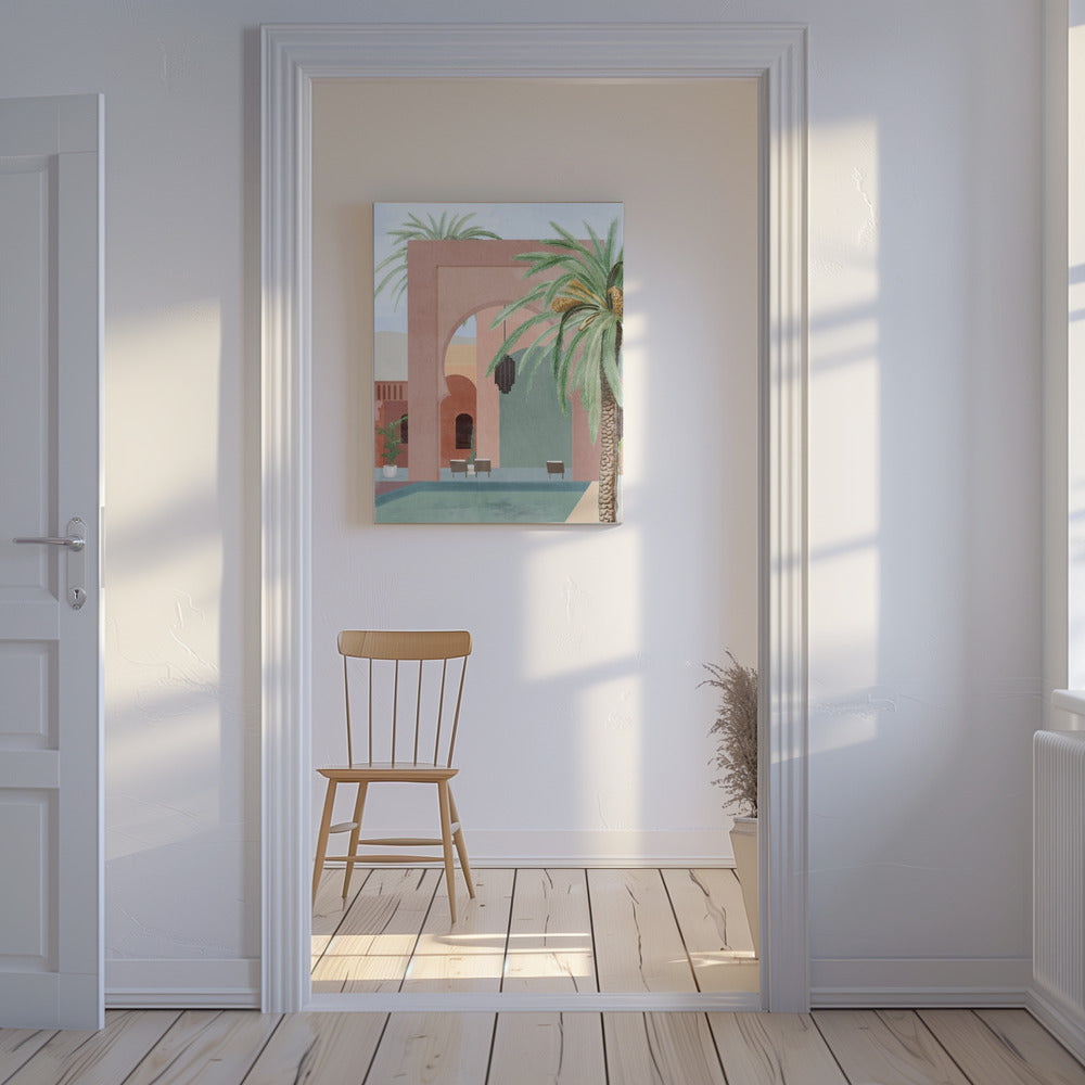 Moroccan Pool | Canvas