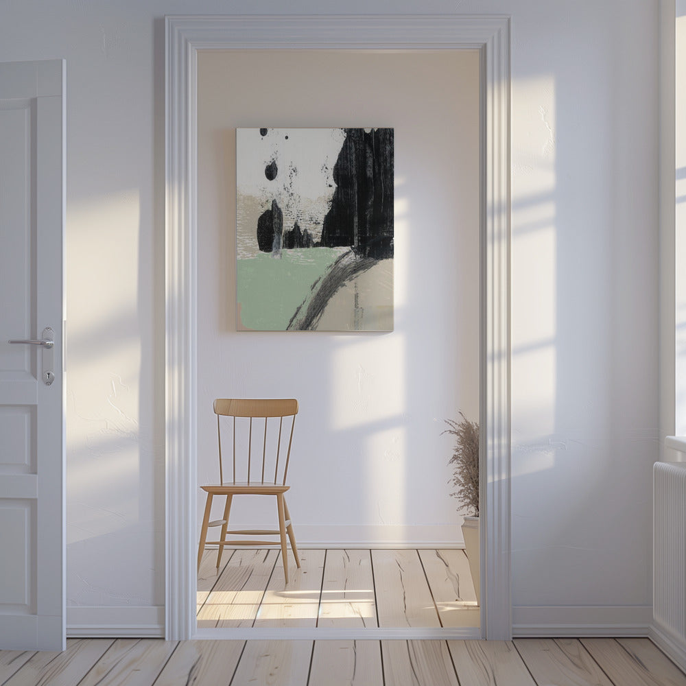 Dynamic Brushstrokes And Monochrome Contrasts | Canvas