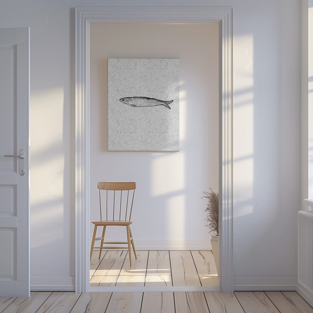 Vintage Fish Illustration | Canvas