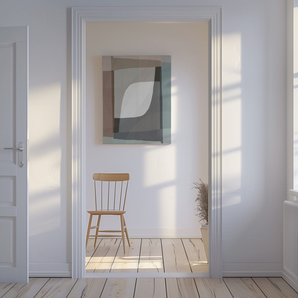 Geometric Shapes and Muted Earth Tones | Canvas