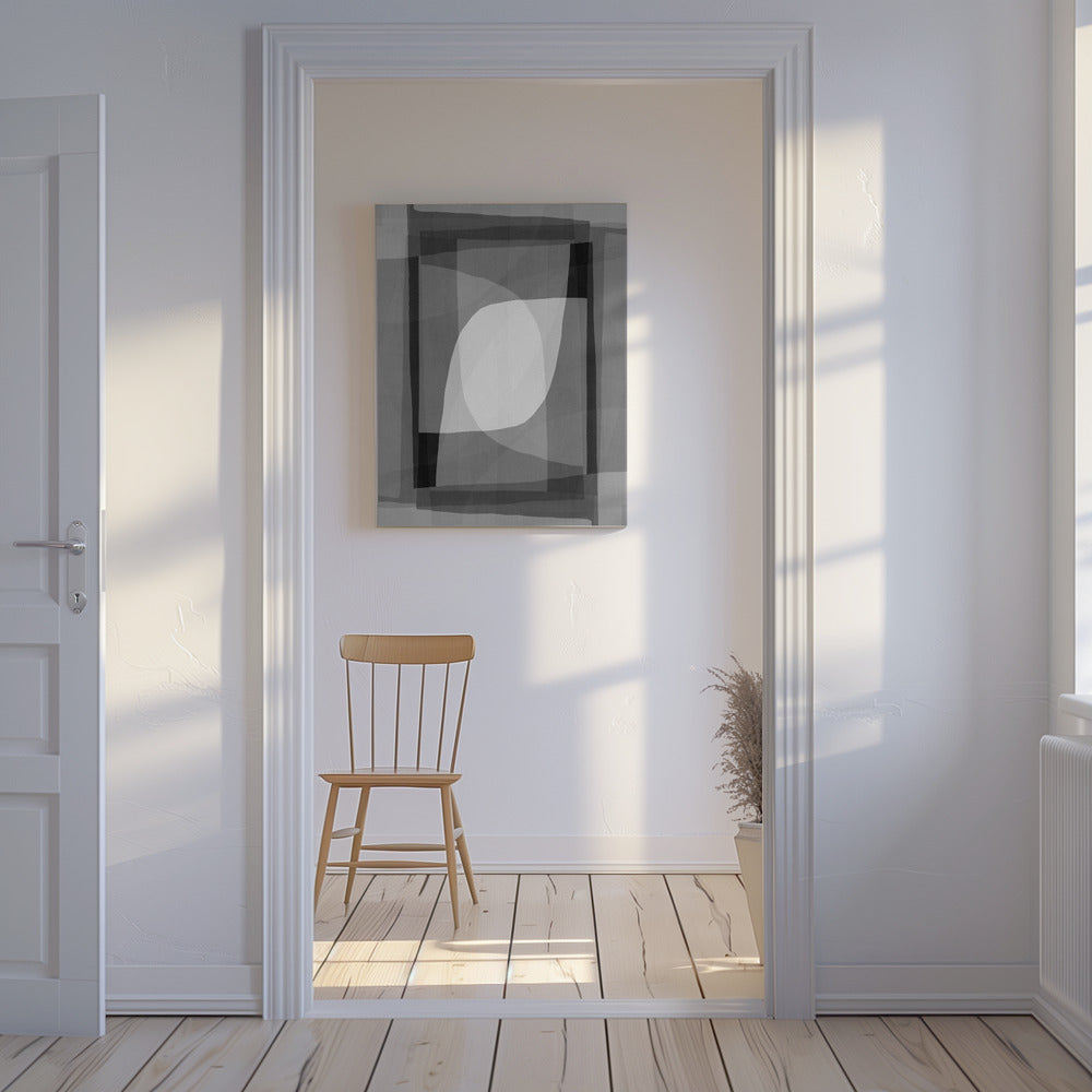 Monochrome Geometry | Canvas