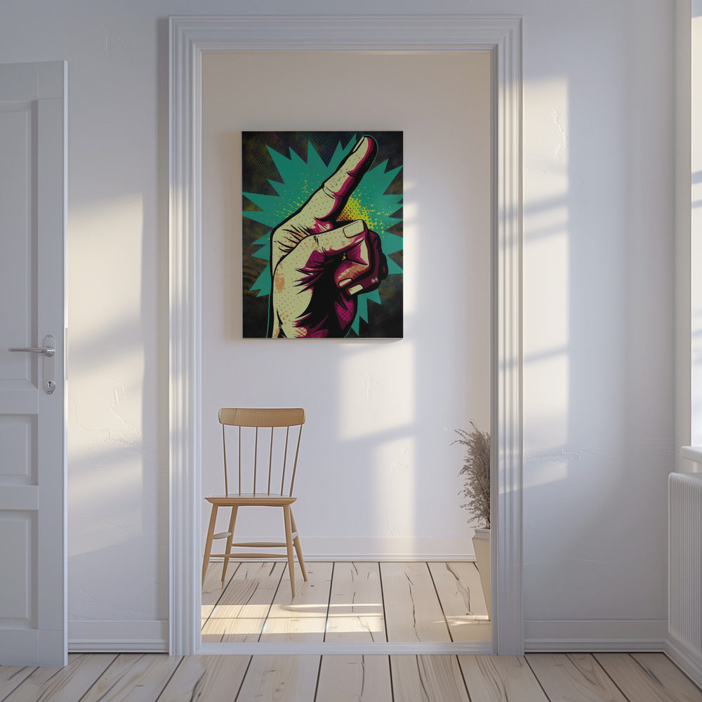 Vibrant Hand Gesturing | Canvas