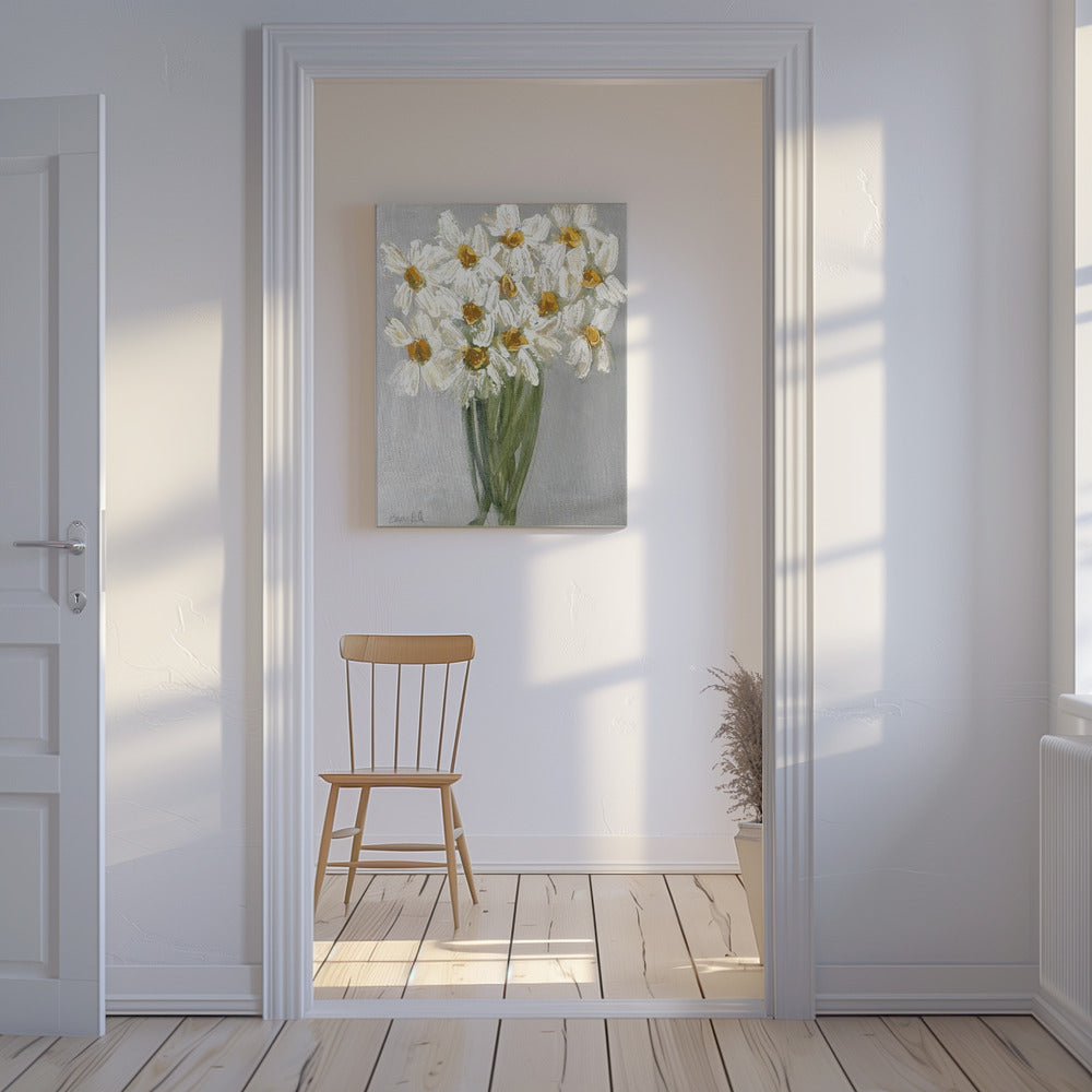 Delicate Bouquet of Daisies | Canvas