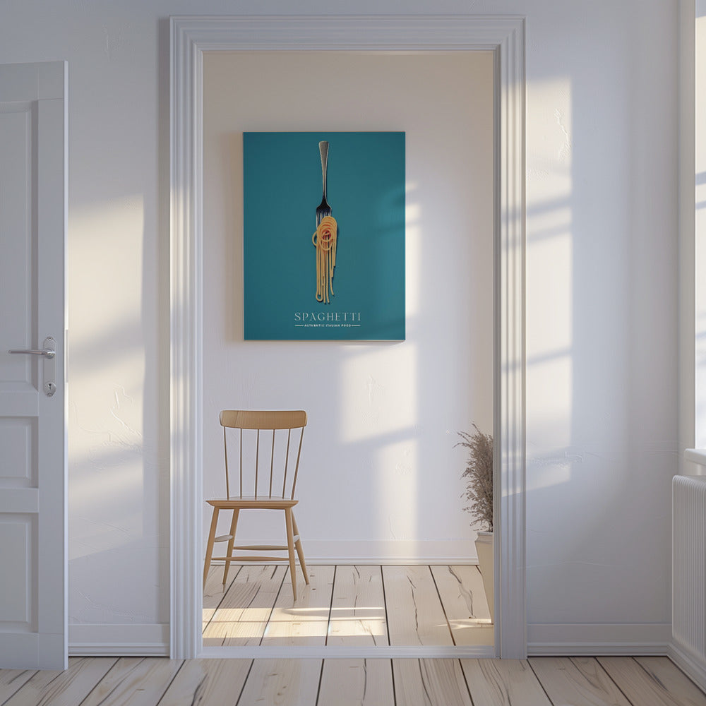 A Fork Wrapped In Spaghetti | Canvas